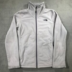 The North Face Fleece Jacket Women's Medium Purple Lavender Outdoor Lined Zip Up